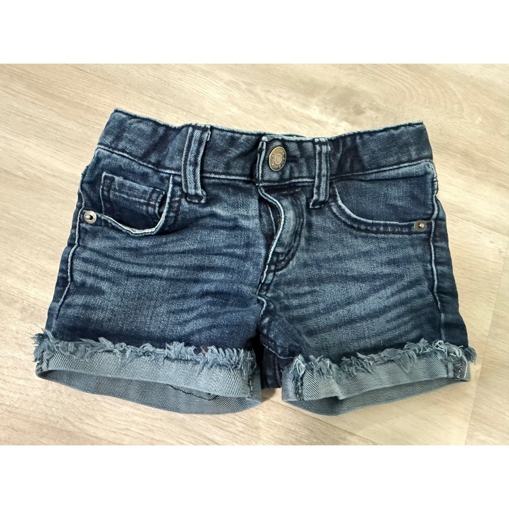 Girls Denim Shorts Bundle Jumping Beans Cat & Jack Squeeze Size 4 5 6 set of 4 - Picture 4 of 10